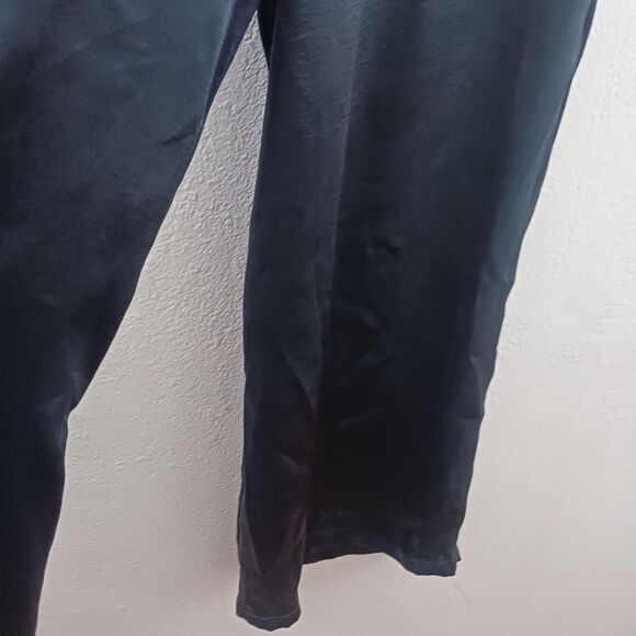 Code X Mode navy blue wide leg elastic waist pants size L - Picture 4 of 10